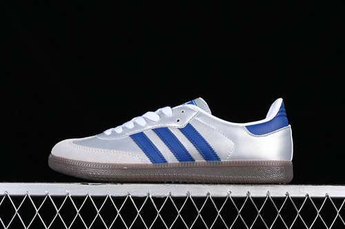 【250】[IG1024]-[ADIDAS SAMBA VEGAN WHITE/BROWN/BLUE/SILVER]-[WOMAN:35-39]-[MAN:40-45]