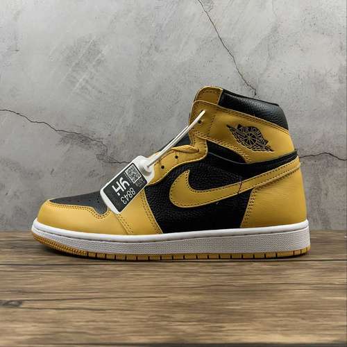 【400】[555088-701]-[AIR JORDAN 1 HIGH RETRO OG POLLEN/BLACK/WHITE]-[WOMAN:36-39]-[MAN:40-47.5]