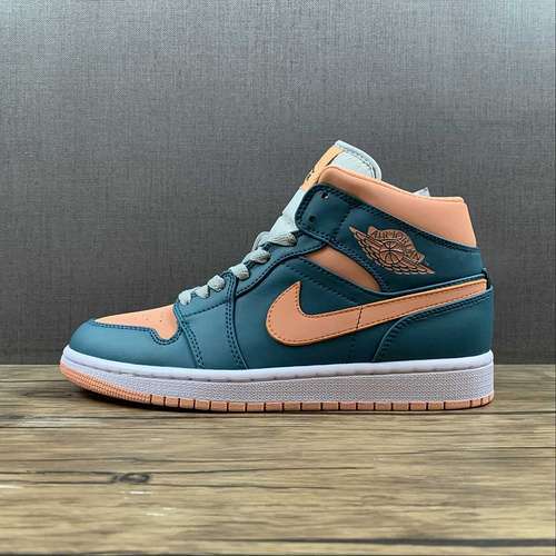 【300】[BQ6472-308]-[AIR JORDAN 1 MID DARK TEAL GREEN/DARK TEAL GREEN]-[WOMAN:36-39]-[MAN:40-46]