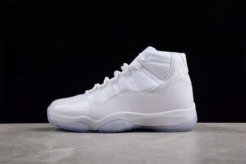 【460】[408201-101]-[AIR JORDAN 11 RETRO 25TH ANNIVERSARY WHITE/GREY]-[MAN:40-47.5]