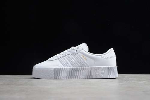 【300】[FV7420]-SAMBAROSE SHOES CLOUD WHITE/CLOUD WHITE/GOLD METALLIC]-[WOMAN:36-39]