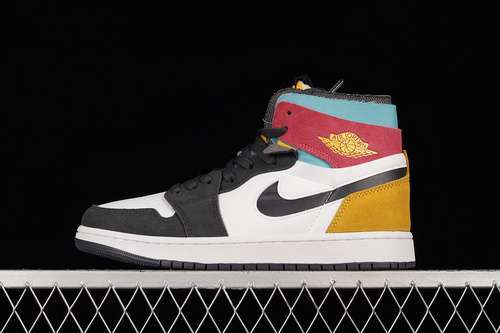 【380】[CT0978-016]-[AIR JORDAN 1 HIGH ZOOM COMFORT MULTI-COLOR/WHITE]-[WOMAN:36-39]-[MAN:40-46]