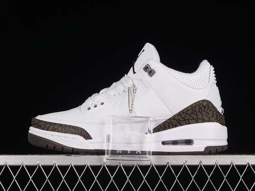 【360】[136064-122]-[AIR JORDAN 3 RETRO MOCHA WHITE/CHROME-DARK MOCHA]-[MAN:40-47.5]