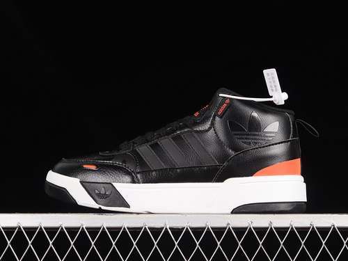 【280】[H00174]-[POST UP SHOES CORE BLACK/CLOUD WHITE/ORANGE]-[WOMAN:36-39]-[MAN:40-45]
