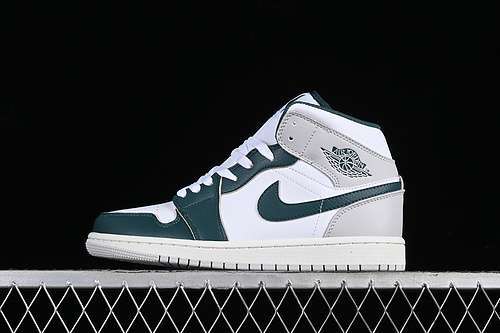 【280】[FQ7720-103]-[AIR JORDAN 1 MID OXIDIZED GREEN WHITE/SAIL/NEUTRAL GREY/OXIDIZED GREEN]-[36-46]