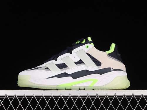 【340】[GY8564]-[NITEBALL SHOES CLOUD WHITE/NAVY BLUE/GREEN]-[WOMAN:36-39]-[MAN:40-45]