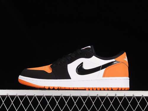 【360】[DD9315-800]-[AIR JORDAN 1 LOW GOLF SHATTERED BACKBOARD BLACK/ORANGE/WHITE]-[UNISEX:35.5-46]
