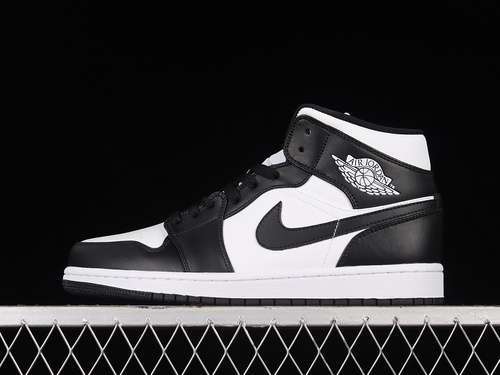 【320】[DV0991-101]-[AIR JORDAN 1 MID PANDA WHITE/BLACK/WHITE]-[WOMAN:36-39]-[MAN:40-46]