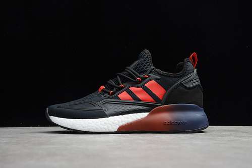 【280】[FZ3322]-[ZX 2K BOOST SHOES CORE BLACK/RED/CLOUD WHITE]-[MAN:39-46]