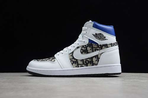 【320】[553668-100]-[AIR JORDAN 1 MID DI*OR WHITE/BLACK-BLUE]-[WOMAN:36-39]-[MAN:40-45]