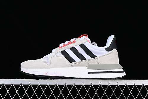 【270】[G27577]-[ZX500 RM BOOST WHITE/BLACK/GREY]-[WOMAN:36-39]-[MAN:40-45]
