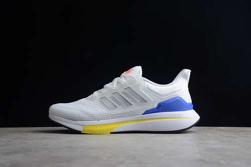 【270】[H68078]-[EQ21 RUN SHOES CLOUD WHITE/BLUE/YELLOW]-[WOMAN:36-39]-[MAN:40-45]