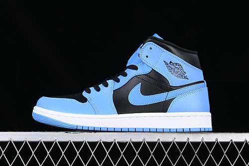 【340】[DQ8426-401]-[AIR JORDAN 1 MID BLACK/BLUE]-[MAN:40-46]