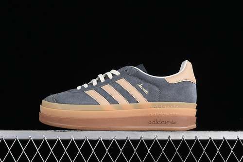 【260】[IE0428]-[ORIGINALS GAZELLE BOLD GREY SIX/MAGIC BEIGE/CREAM WHITE]-[WOMAN:35-40]