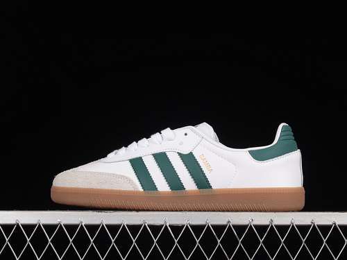 【240】[HQ7036]-[MEXICO X SAMBA TEAM SHOES CLOUD WHITE/COLLEGIATE GREEN/GUM]-[WOMAN:36-39]-[MAN:40-45]