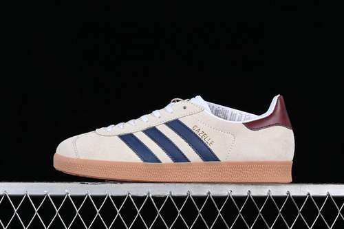 【290】[IE0546]-[GAZELLE INDOOR W OFF WHITE/DARK BLUE/COLLEGIATE BURGUNDY]-[WOMAN:35.5-39]-[MAN:40-45]