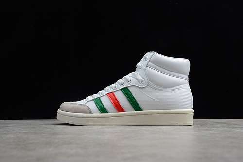 【260】[EF2805]-[AMERICANA HIGH SHOES CLOUD WHITE/GREEN/RED]-[WOMAN:35-39]-[MAN:40-45]