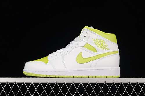 【320】[BQ6472-131]-[AIR JORDAN 1 MID WHITE/LIME]-[WOMAN:36-39]-[MAN:40-46]
