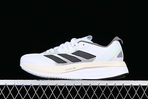 【280】[GY8407]-[ADIDAS ADIZERO BOSTON 11 CRYSTAL WHITE/NIGHT METALLIC/LINEN GREEN]-[UNSIEX:36-45]
