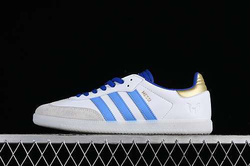 【280】[ID3550]-[LIONEL MESSI X SAMBA INDOOR SPARK GEN10S WHITE/LUCID BLUE/BLUE BURST/GOLD]-[36-45]