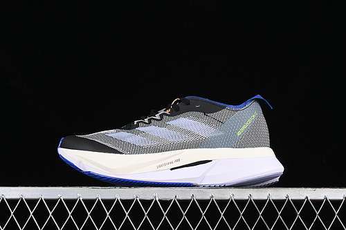【250】[IE8494]-[ADIZERO BOSTON 12 M WHITE/GREY/BLUE/GREEN]-[WOMAN:36-39]-[MAN:40-45]