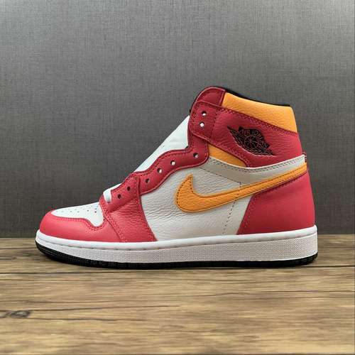 【430】[555088-603]-[AIR JORDAN 1 RETRO HIGH OG LIGHT FUSION RED/WHITE/LASER ORANGE/BLACK]
