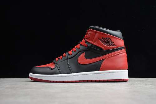 【520】[432001-001]-[ST AIR JORDAN 1 RETRO HIGH OG BANNED BLACK/RED]-[MAN:40-47.5]