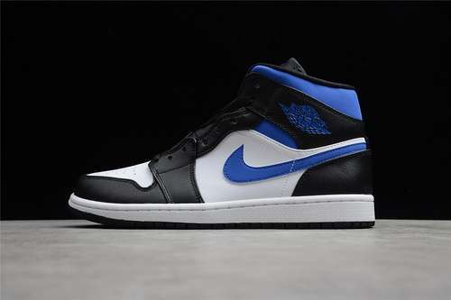 【360】[554724-140]-[CJ AIR JORDAN 1 MID WHITE/BLACK/RACER BLUE]-[MAN:40-46]