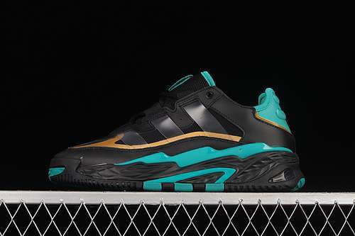 【340】[S24142]-[ORIGINAL NITEBALL BLACK/GREEN/GOLD]-[WOMAN:36-39]-[MAN:40-45]