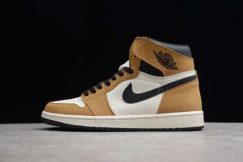 [555088-700]-[ST AIR JORDAN 1 RETRO HIGH ROOKIE OF THE YEAR GOLDEN HARVEST/BLACK][MAN:40-46][1.3-240