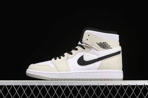 【400】[CT0979-002]-[AIR JORDAN 1 HIGH ZOOM COMFORT LIGHT BONE SEA GLASS/BLACK/WHITE/SAIL]