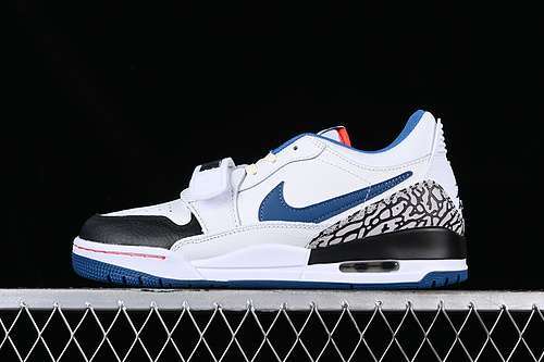 【280】[FV8117-141]-[AIR JORDAN LEGACY LOW WHITE/BLACK/GREY/BLUE]-[WOMAN:36-39]-[MAN:40-46]
