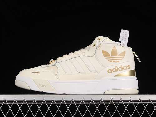 【280】[H00218]-[POST UP SHOES CLOUD WHITE/GOLD/OFF WHITE]-[WOMAN:36-39]-[MAN:40-45]