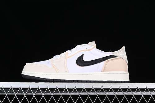 【260】[DV0982-100]-[AIR JORDAN 1 LOW DARK SMOKE GREV GREY/WHITE/YELLOW]-[MAN:40-46]