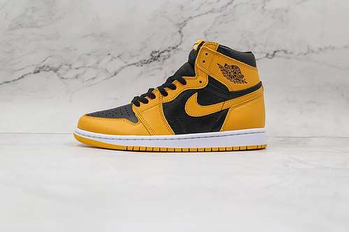 【400】[555088-701]-[AIR JORDAN 1 HIGH RETRO OG POLLEN POLLEN/BLACK/WHITE]-[WOMAN:36-39]-[MAN:40-46]