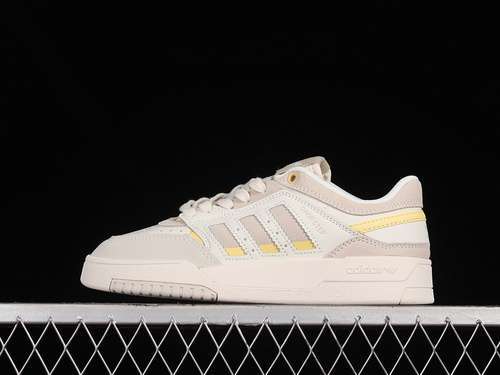 【270】[GW9737]-[ｄｒｏｐ STEP XL LOW SHOES CLOUD WHITE/YELLOW/BEIGE]-[WOMAN:36-39]-[MAN:40-45]