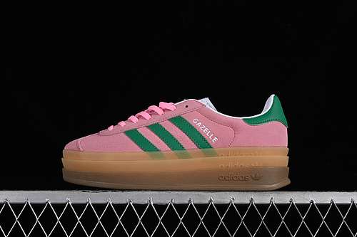 【230】[IE0420]-[ORIGINALS GAZELLE BOLD TRUE PINK/GREEN/CLOUD WHITE]-[WOMAN:35-42]