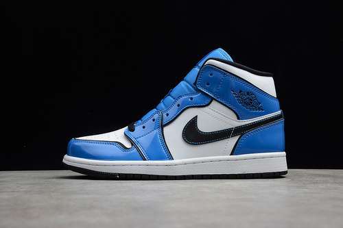 【380】[DD6834-402]-[CJ AIR JORDAN 1 MID SE SIGNAL BLUE/WHITE/BLACK]-[WOMAN:35.5-39]-[MAN:40-46]