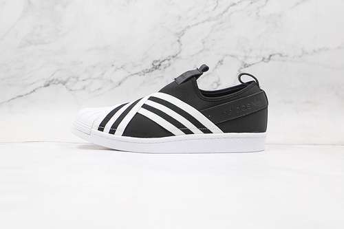 【240】[AC8582]-[SUPERSTAR SLIP-ON CORE BLACK/CORE BLACK/FOOTWEAR WHITE]-[WOMAN:35-39]-[MAN:40-44]