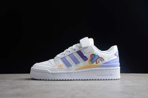 【300】[GY8209]-[FORUM 84 LOW WHITE/LIGHT PURPLE/YELLOW]-[WOMAN:36-39]-[MAN:40-45]