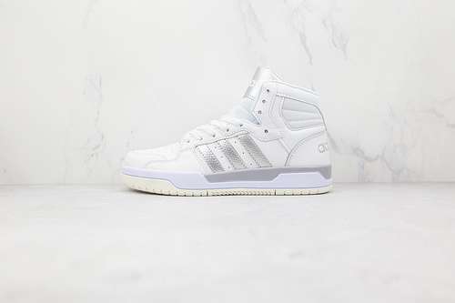 【260】[FW3479]-[ENTRAP MID SHOES CLOUD WHITE/CLOUD WHITE/METALLIC SILVER]-[WOMAN:36-39]-[MAN:40-45]