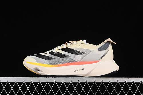 【260】[IG6442]-[ADIZERO ADIOS PRO 3 IVORY/CORE BLACK/CRYSTAL SAND]-[WOMAN:36-39]-[MAN:40-45]