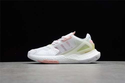 【320】[GW4914]-[DAY JOGGER SHOES CLOUD WHITE/CLOUD WHITE/GLOW PINK]-[WOMAN:36-40]