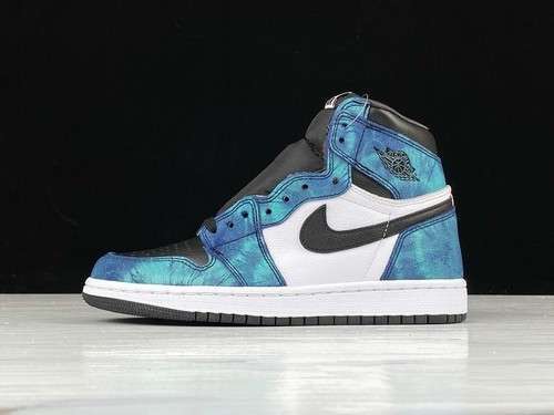 【520】[CD0461-100]-[AIR JORDAN 1 RETRO HIGH OG TIE DYE WHITE/BLACK-AURORA GREEN]