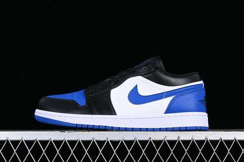 【280】[553558-140]-[AIR JORDAN 1 LOW BLACK/WHITE/BLUE]-[WOMAN:36-39]-[MAN:40-46]