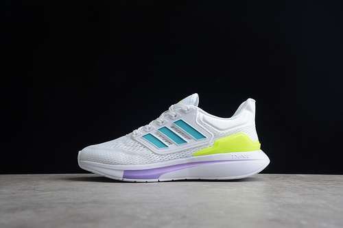 【270】[H68077]-[EQ21 RUN SHOES CLOUD WHITE/BLUE/YELLOW-PURPLE]-[WOMAN:36-40]