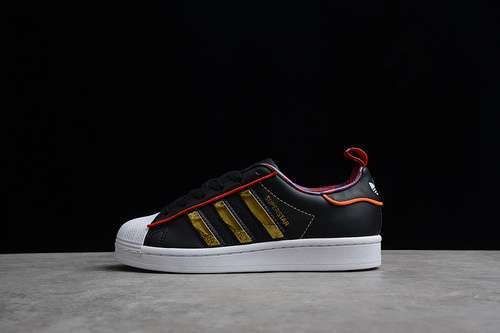 【260】[S24184]-[SUPERSTAR SHOES CHINESE NEW YEAR CORE BLACK/GOLD METALLIC/SCARLET]-[UNISEX:36-44]