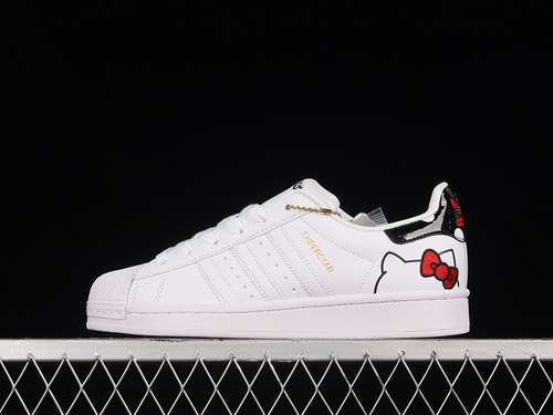 【240】[GW7168]-[HELLO KITTY X SUPERSTAR SHOES CLOUD WHITE/CLOUD WHITE/BLISS PINK]-[WOMAN:35.5-40]