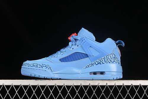 【360】[FQ1759-400]-[JORDAN SPIZIKE LOW HOUSTON OILERS FOOTBALL BLUE/FOUNTAIN BLUE/UNIVERSITY RED]