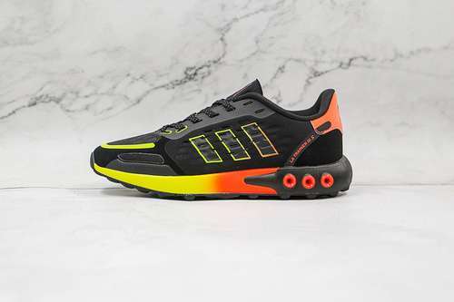 【280】[FY3840]-[LA TRAINER III S SHOES CORE BLACK/ORANGE/YELLOW]-[MAN:40-45]